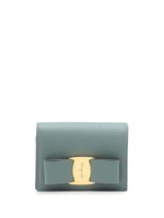 Ferragamo portefeuille Vara Bow en cuir - Bleu Ferragamo portefeuille Vara Bow en cuir - Bleu