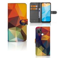 OPPO A15 | Book Case | Polygon Color