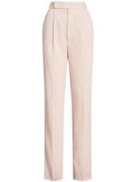 Ralph Lauren Collection pantalon de costume Evanne en coton mélangé - Rose