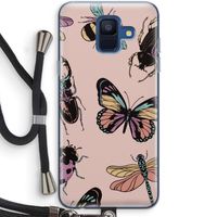 Tiny Bugs: Samsung Galaxy A6 (2018) Transparant Hoesje met koord