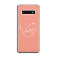 Best heart: Samsung Galaxy S10 4G Transparant Hoesje