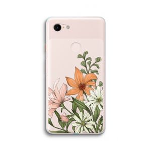 Floral bouquet: Google Pixel 3 XL Transparant Hoesje