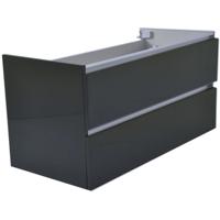 Wiesbaden Vision Badkamer Onderkast 100 cm Hoogglans Grijs