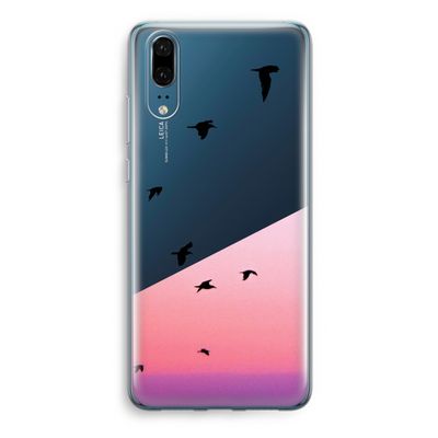 Fly away: Huawei P20 Transparant Hoesje