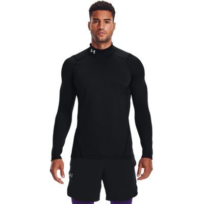 Under Armour ColdGear Ondershirt Lange Mouwen Zwart Wit