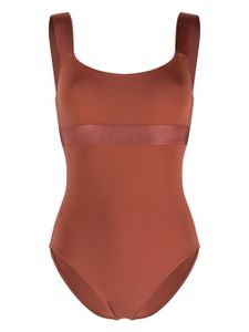 ERES Resort scoop neck swimsuit - Marron