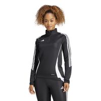 adidas Tiro 24 Trainingstrui 1/4-Zip Dames Zwart Wit - thumbnail