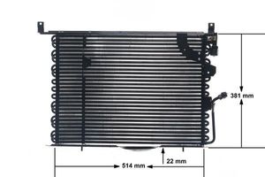 Condensor, airconditioning AC149000S