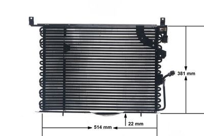 Condensor, airconditioning AC149000S