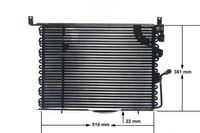 Condensor, airconditioning AC149000S