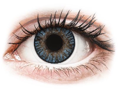 FreshLook ColorBlends Blue - met sterkte (2 lenzen)