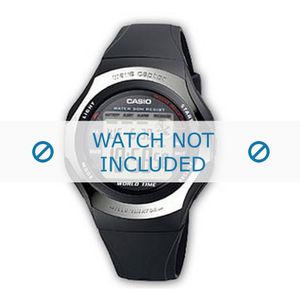 Casio horlogeband WV-56H-1AVER Rubber Zwart