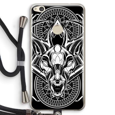 Oh Deer: Huawei Ascend P8 Lite (2017) Transparant Hoesje met koord