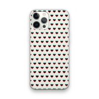 Hartjes: iPhone 12 Pro Max Transparant Hoesje