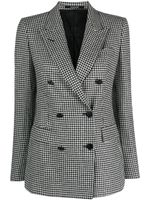 Tagliatore blazer croisé Parigi à motif pied-de-poule - Noir