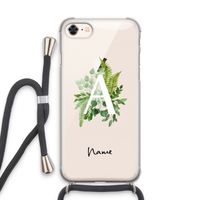 Green Brush: iPhone 8 Transparant Hoesje met koord Green Brush: iPhone 8 Transparant Hoesje met koord