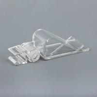 Kistklem 2-delig verstelbaar transparant