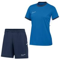 Nike Academy 25 Trainingsset Dames Blauw Donkerblauw Wit
