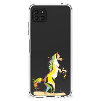 Samsung Galaxy A22 5G Stevig Bumper Hoesje Horse Color