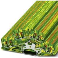 Phoenix Contact 3210611 Klem 2-etages 5.2 mm Push-Lock-veeraansluiting Groen, Geel 50 stuk(s)