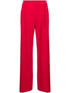 Amazuìn pantalon en velours à coupe droite - Rouge