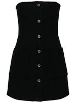 Gucci Interlocking-G-buttons mini dress - Noir - thumbnail