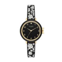 Horlogeband Kate Spade New York KSW1476 Leder Zwart