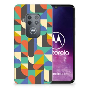 Motorola One Zoom TPU bumper Funky Retro