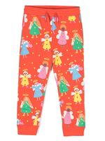 Stella McCartney Kids pantalon de jogging à imprimé graphique - Rouge