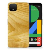 Google Pixel 4 XL | Bumper Hoesje | Licht Hout