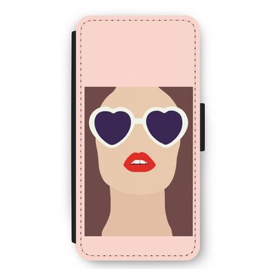 Red lips: iPhone 12 Pro Max Flip Hoesje