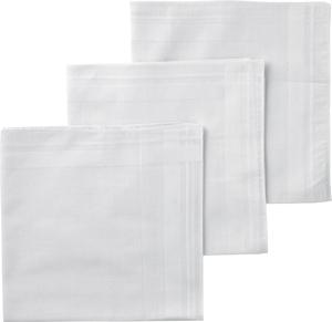 HEMA Zakdoeken Wit 40x40 - 3 Stuks (wit)