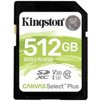 Kingston Canvas Select Plus SDXC-kaart 512 GB Class 10 UHS-I - thumbnail