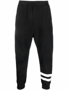 DSQUARED2 pantalon de jogging à logo imprimé - Noir