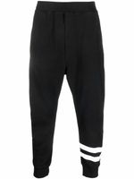 DSQUARED2 pantalon de jogging à logo imprimé - Noir - thumbnail