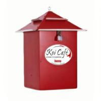 Koi Cafe voerautomaat rood