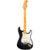 Fender American Vintage II 1957 Stratocaster MN Black elektrische gitaar met koffer