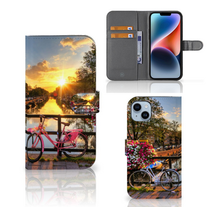 iPhone 15 Plus Flip Cover Amsterdamse Grachten