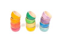 Grapat Regenboog Bakjes - 12 stuks