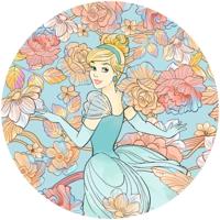 Komar Dots; Komar Home Behangcirkel Disney Princess - Cinderella Pastel Dreams - DD1-003