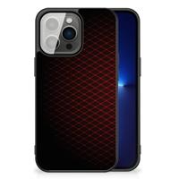 iPhone 13 Pro Back Case Geruit Rood
