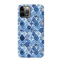 Blauw motief: Volledig geprint iPhone 12 Pro Max Hoesje