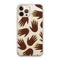 Hands dark: iPhone 13 Pro Max Transparant Hoesje Hands dark: iPhone 13 Pro Max Transparant Hoesje