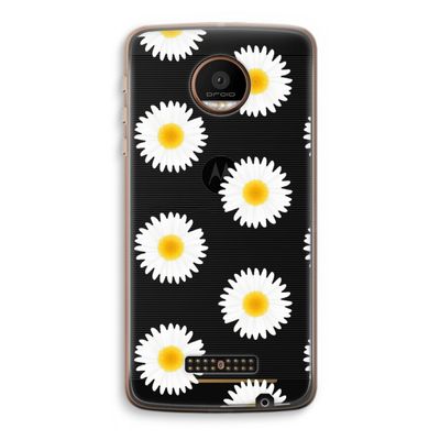 Margrietjes: Motorola Moto Z Force Transparant Hoesje