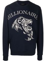 Billionaire sweat à logo imprimé - Bleu - thumbnail