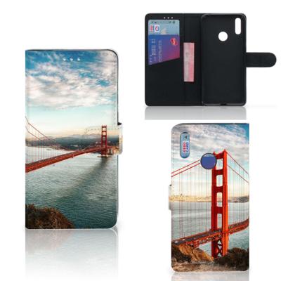 Huawei Y7 (2019) | Flip Cover | Golden Gate Bridge