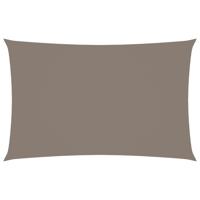 Zonnescherm rechthoekig 3x6 m oxford stof taupe