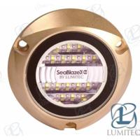 LUM101516 - WIT/BLAUW BRONZEN ONDERWATERLAMP