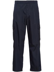 Prada pantalon Re-Nylon à poches cargo - Bleu