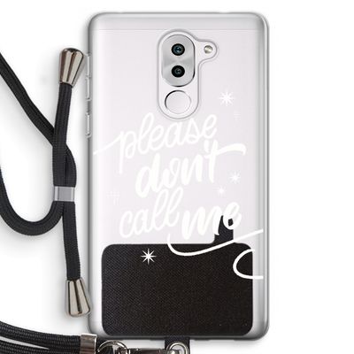 Don't call: Honor 6X Transparant Hoesje met koord